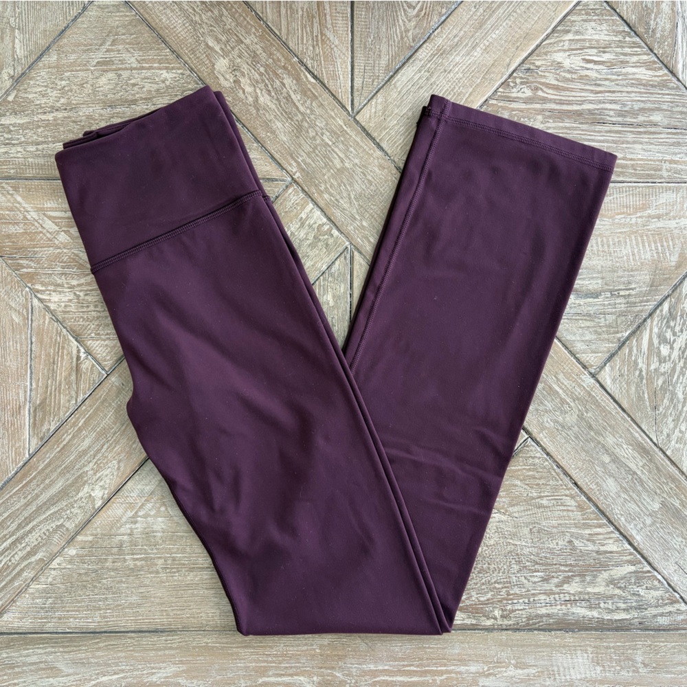 Athleta Maroon Elation Straight Leg Pant